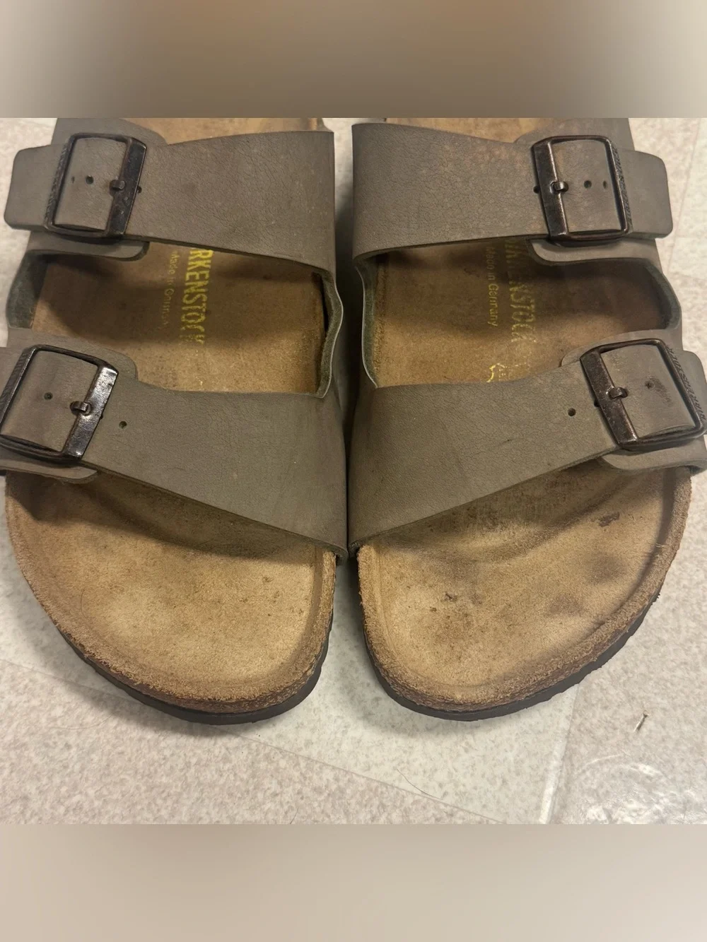 Birkenstock Arizona men’s 13 EU 46 Slider Sandals *Sun Bleached